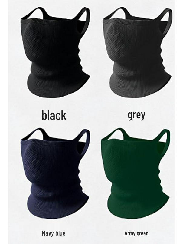 

Предложение для новичков: Велосипедный вязаный бафф на шею и маска для лица с креплением на уши для занятий спортом на открытом воздухе. One Size