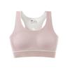 Girls' development period sports underwear, primary school, junior high school students, seamless shock-proof breathable bra, girls' vest fixed cup