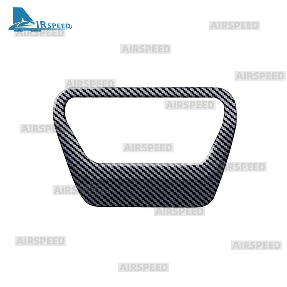 Premium Carbon Fiber Style Headlight Switch Panel Cover For Kia EV9 2024 2025 2026 2027 Car Interior Accessories Kit