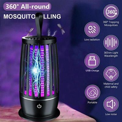Electric Mosquito Lamp USB Charging Two-In-One Portable Mosquitoes Household Portable Outdoor Electric Shock Mosquito Killer