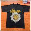 Blink-182 Daisy Flower Graphic T-shirt, Unisex Black T-shirt, Size S-