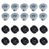 11 Sets Motorcycle Rubber Grommet Kit Circular Shock Absorber PadsFairing Bolt Cushion Washer Steel Bushing Spacer Accessories