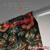 2D Flat Printing  JIT 2pcs   Curtains (Without Rod) Butterfly Blossoms Popular Popular Curtain Versatile Polyester Fabric Curtains