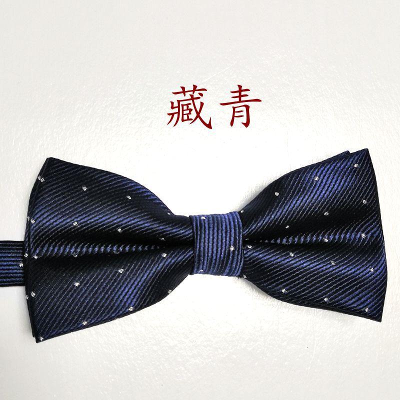 Papillon da Matrimonio da Uomo Abito a Pois Sposo Matrimonio Papillon Vestito Angolo Piatto Papillon Fibbia in Ferro Moda Business