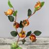 Group of 5 Artificial Rosehip Berries Glossy Finish Christmas Holly Alternative Floral Accessories Home Decor