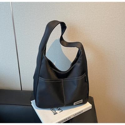 Large-capacity Bag Women's New Retro Casual Commuter College Student Class Shoulder Bag Tote Bag Trendy Bag