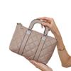 Cowhide Women's Bag Shoulder Crossbody Versatile Shopping Women's Bag Diamond Fashion Large Capacity Leather