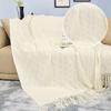 Office Bed Thickened Premium Sofa Blanket New Nordic Style Autumn and Winter Fringed Blanket