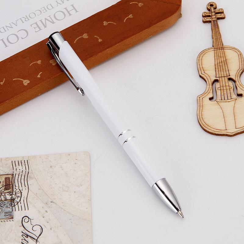 Cross-Border Creative Aluminum Ballpoint Pen with Custom Laser Engraving