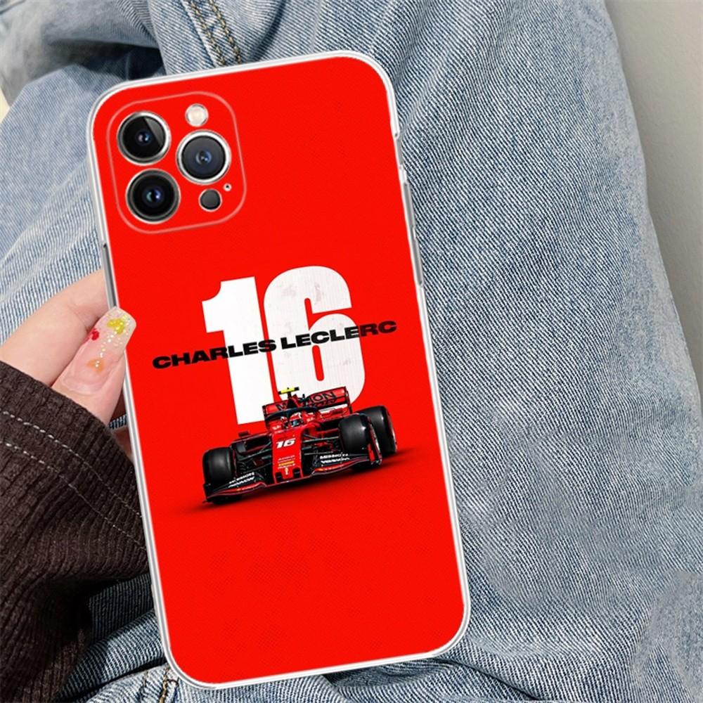 C-Charles L-Leclerc 16 Mousepad Silicone Soft For Iphone 16 15 14 13 12 11 Pro Mini XS MAX Plus X Cover