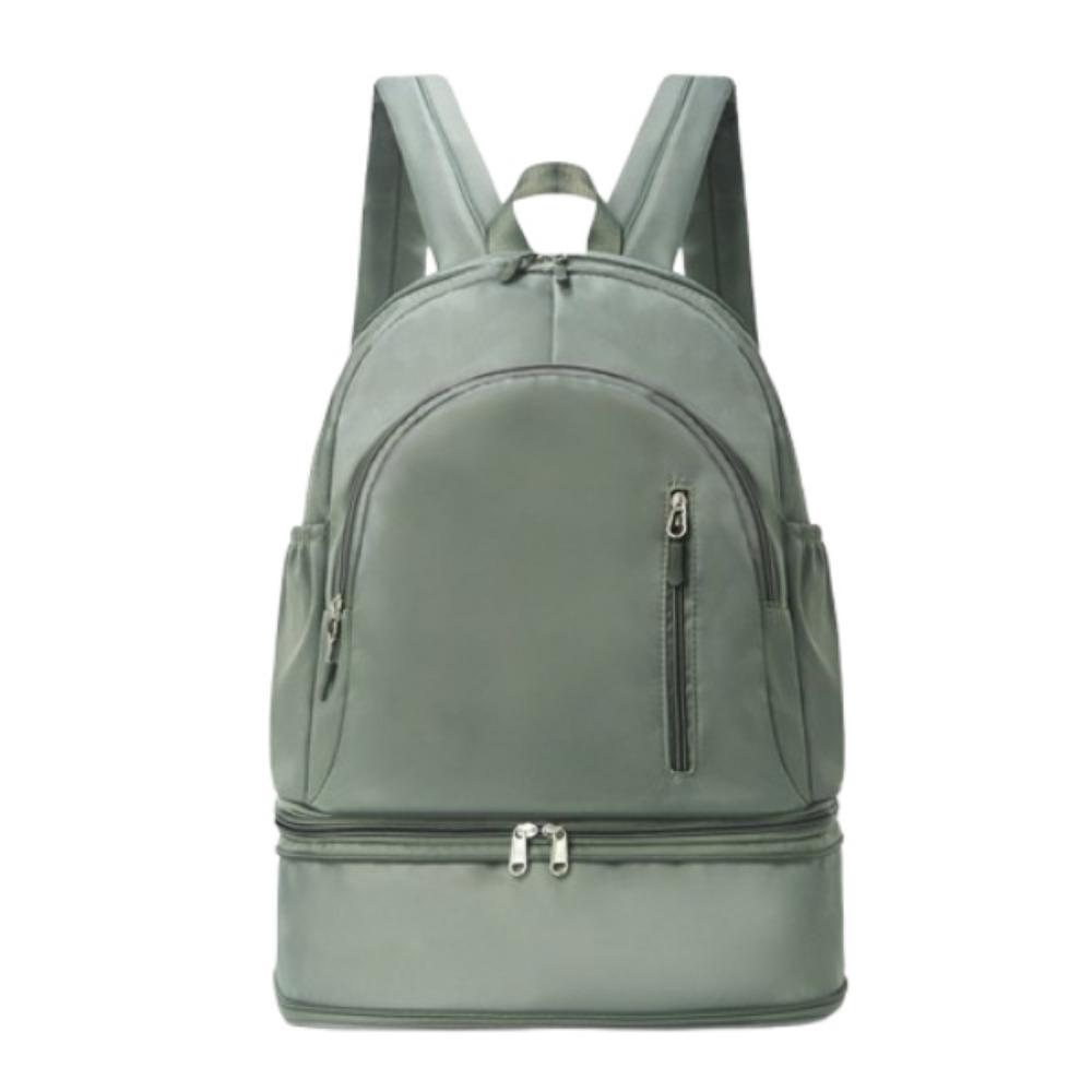 Large Capacity College Student Backpack Wet Dry Separation Students School Bags  Unisex