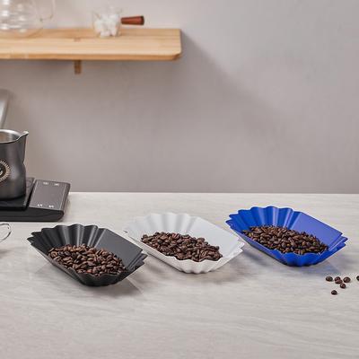 1/3 Pezzi Vassoio in Plastica per Chicchi di Caffè Forma Ovale per Cucina Esposizione e Selezione Chicchi di Caffè Vassoio di Raffreddamento Chicchi di Caffè Strumenti da Barista