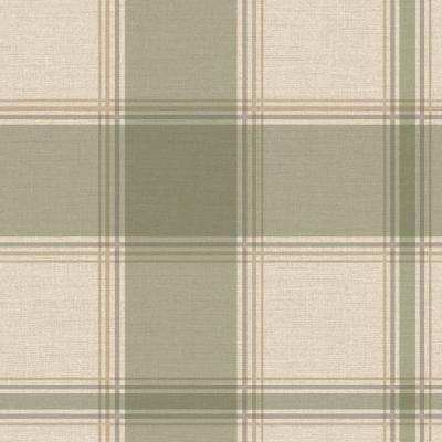 Belgravia Carmella Checked Heavyweight Vinyl Textured Wallpaper