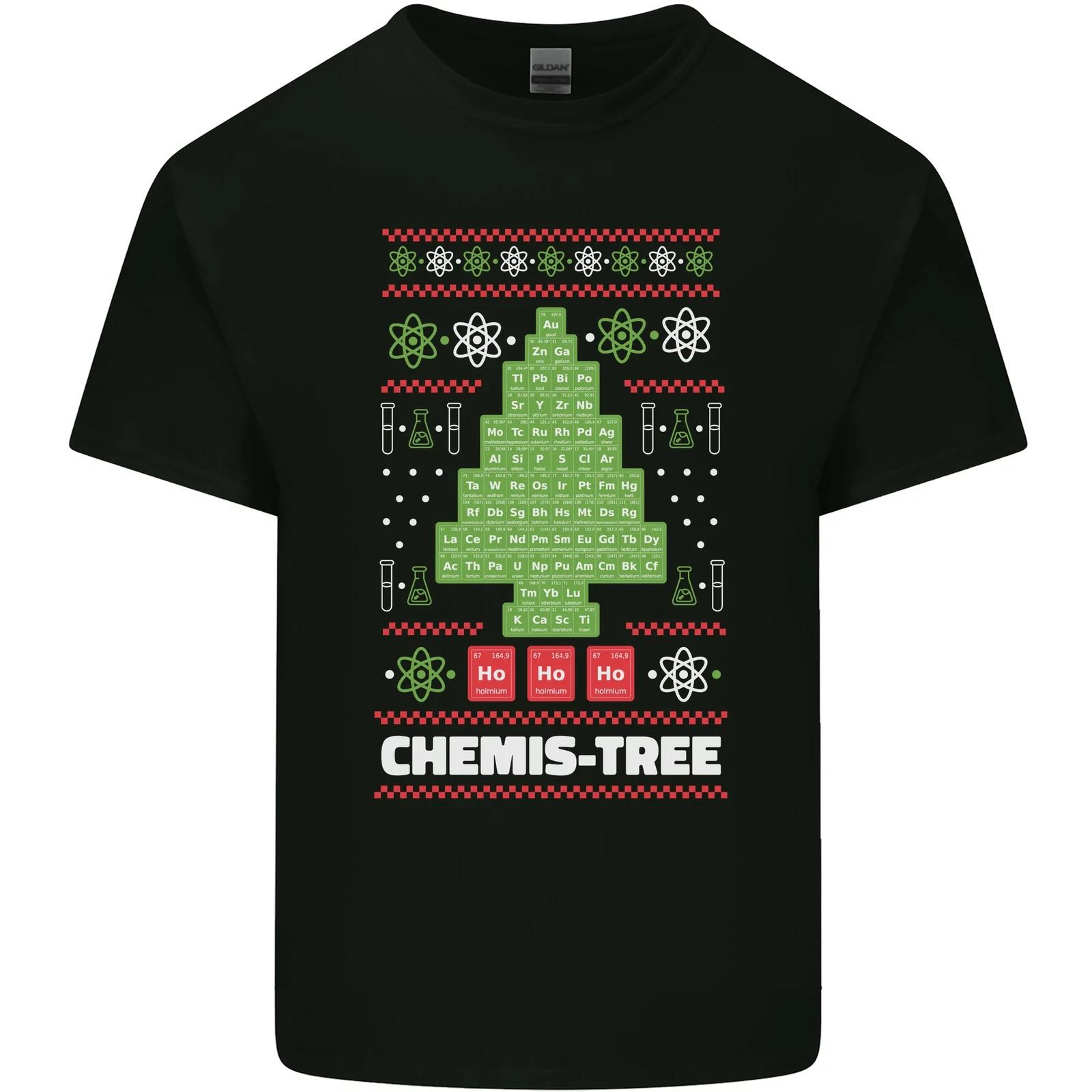 Christmas Chemistry Tree Funny Xmas Science Kids T-Shirt Childrens XL