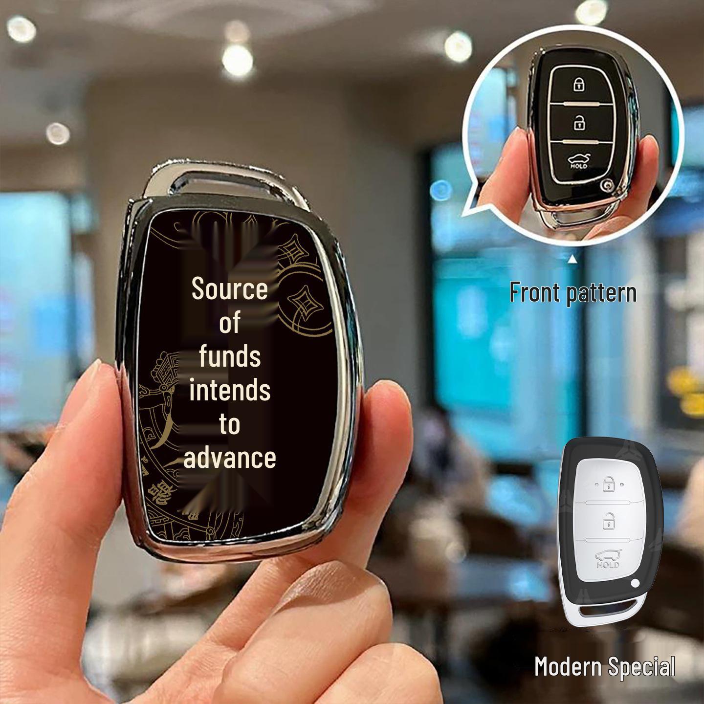 Key Cover for Hyundai Sonata, Elantra, Verna, ix35, Festa, ix25