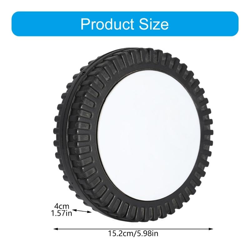 Heavy Duty 6" Barbecue Grills Casters Heatproof Plastic Construction Easy Installation Suitable Accessories