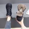 Warm snow boots women's fleece thickened soft-soled comfortable cotton boots new snow cotton short boots