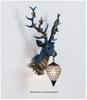 Sika Deer Wealth-Attracting Retro Wall Lamp for Living Room, Bedroom, Hallway, or Staircase
