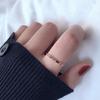 18K Rose Gold Plated LOVE Letter Coil Ring - Korean Style Titanium Steel