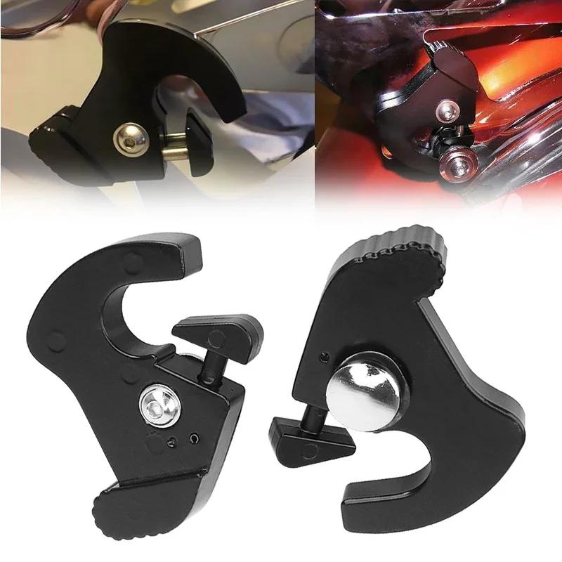 Black Detachable Rotary Latch Kit For Harley Touring Sissy Bar Luggage Racks Sportster 883 1200 Fat Boy Road King Xl883 Xl1200
