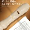 Everjoys German-Style C Key Sopranino Recorder ABS Resin 8-Hole Full-Size Flute 3-Piece Set Detachable Cleaning Rod Fingering Chart Leather Storage