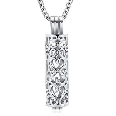Stainless Steel Cremation Jewelry Cylinder Mini Pet Ash Box for Commemorating Loved Ones or Pets