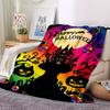 1pc Halloween Decorations Blanket Lightweight Flannel Blanket Throw Blanket For Sofa, Bed, Travel, Camping Yy2509026226