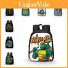Mochila Escolar Infantil Impermeável de Desenho Animado Tmnt com Alta Capacidade e Design Respirável
