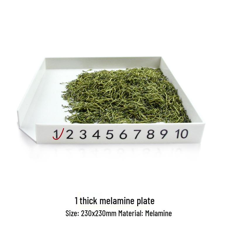 Thickened Melamine Tea Tasting Tray for Sensory Evaluation Room