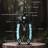 Plier Fishing Plier Fishing Tackle with Sheath and Coiled Lanyard Fishing Multitool Hook Remover Braided Line Cutter