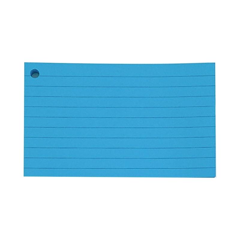 

Flash Cards Lined Index Cards Study Cards with Binding Rings Revisions Cards Blank Note Cards for Vocabulary Learning синій