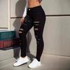 Nuovi Jeans Skinny Strappati da Donna 2026, Pantaloni a Matita Elasticizzati Distressed con Cintura e Design Audace per Stile Streetwear Casual