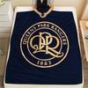 Queens Park Rangers Football Club Flannel Blanket, High Quality Comfortable for All Seasons, Home Decor, Warmth and Comfort