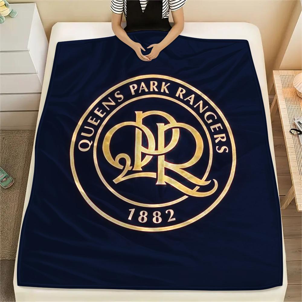 Queens Park Rangers Football Club Flannel Blanket, High Quality Comfortable for All Seasons, Home Decor, Warmth and Comfort
