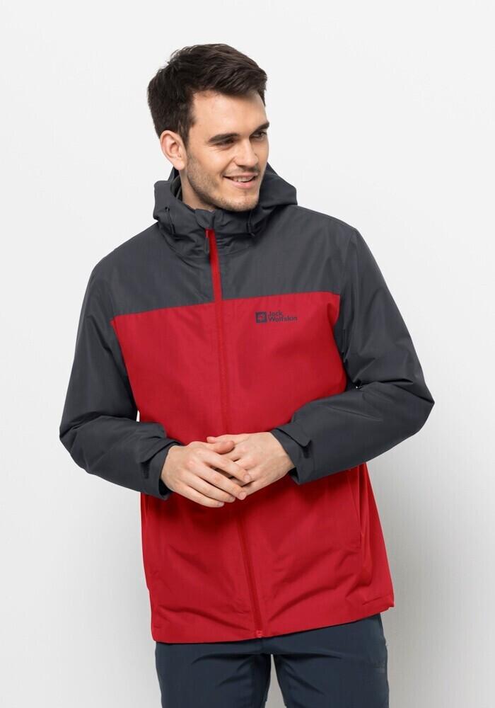 Куртка Jack Wolfskin Taubenberg 3in1 Jkt M adrenaline red
