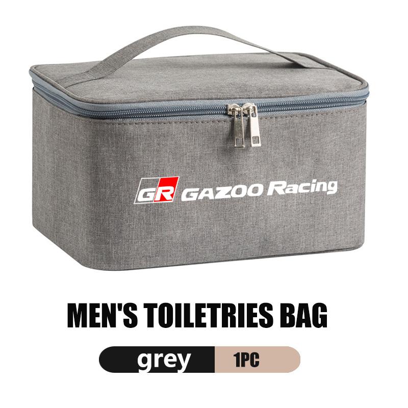 For Toyota Car Travel Portable Cosmetic Toiletries Bath Storage Bag GR sport Hilux Aygo TDR Yaris Corolla Rav4 CHR Auris