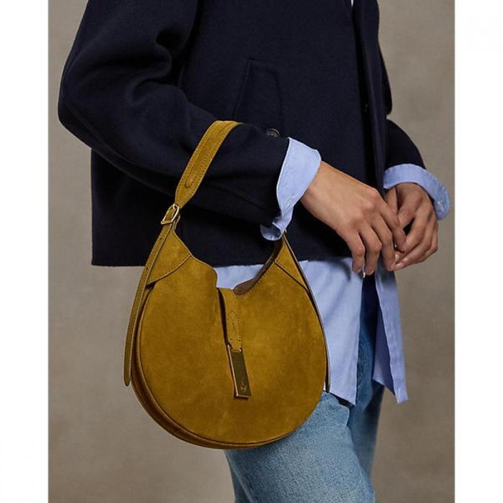 Polo Ralph Lauren Women S Small Suede Shoulder Bag wapoBag02v20198310