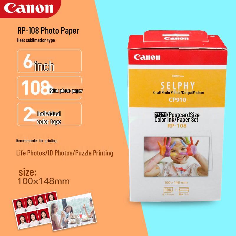 Набор фотобумаги и чернил Canon RP-108