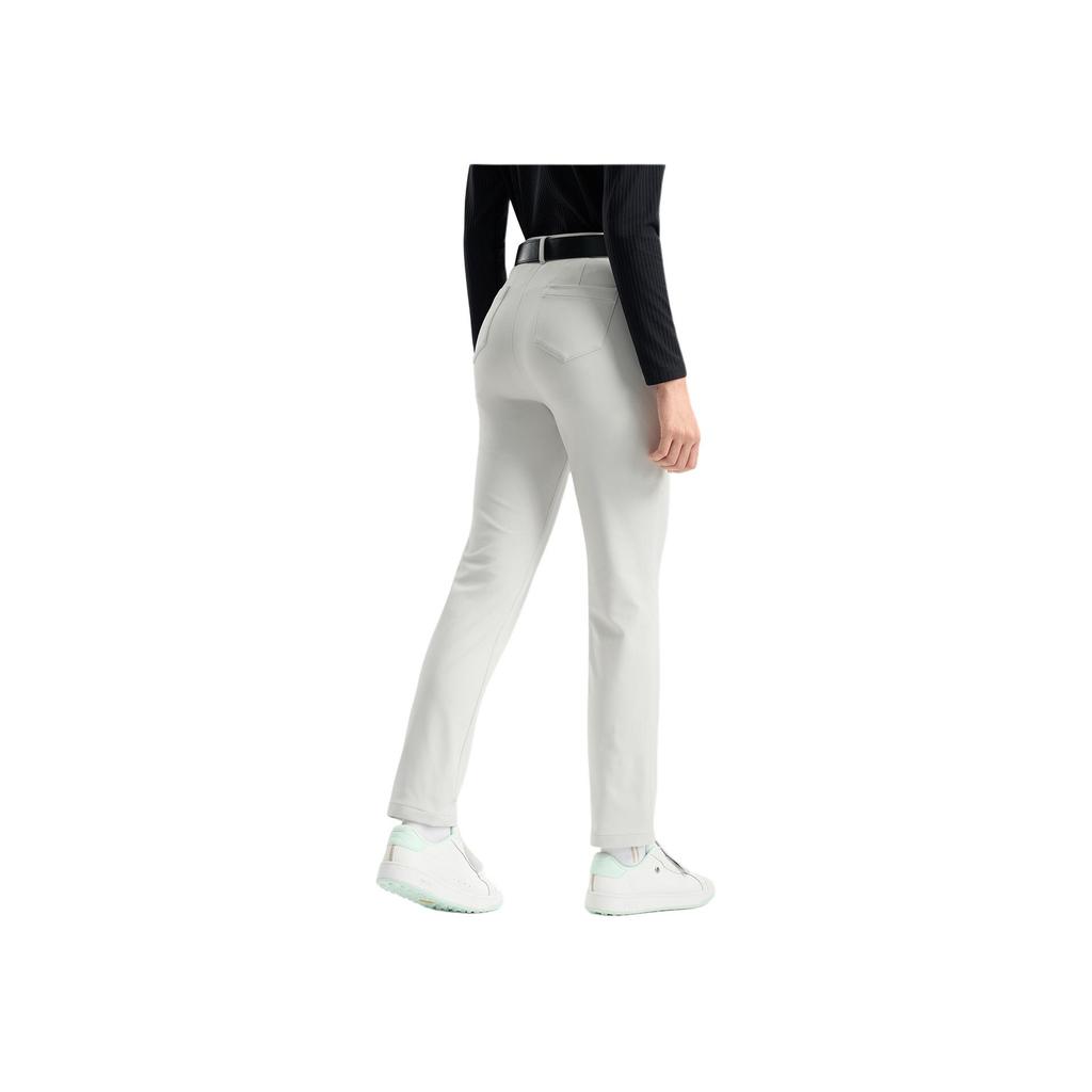 FILA Golf Series Fashion Classic Trendy Versatile Elastic Soft Breathable Straight Leg Knit Sports Pants Women bottoms A11W545802FGY