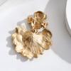 Stylish Carp Pin With Crystals Embellishment Portable Secure Clasp Versatile Accessory For Jackets Bags Hats