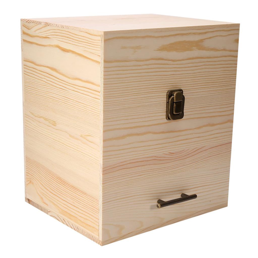 59Slots Essential Storage Box Wooden Oil Case Organizer Container Aromatherapy