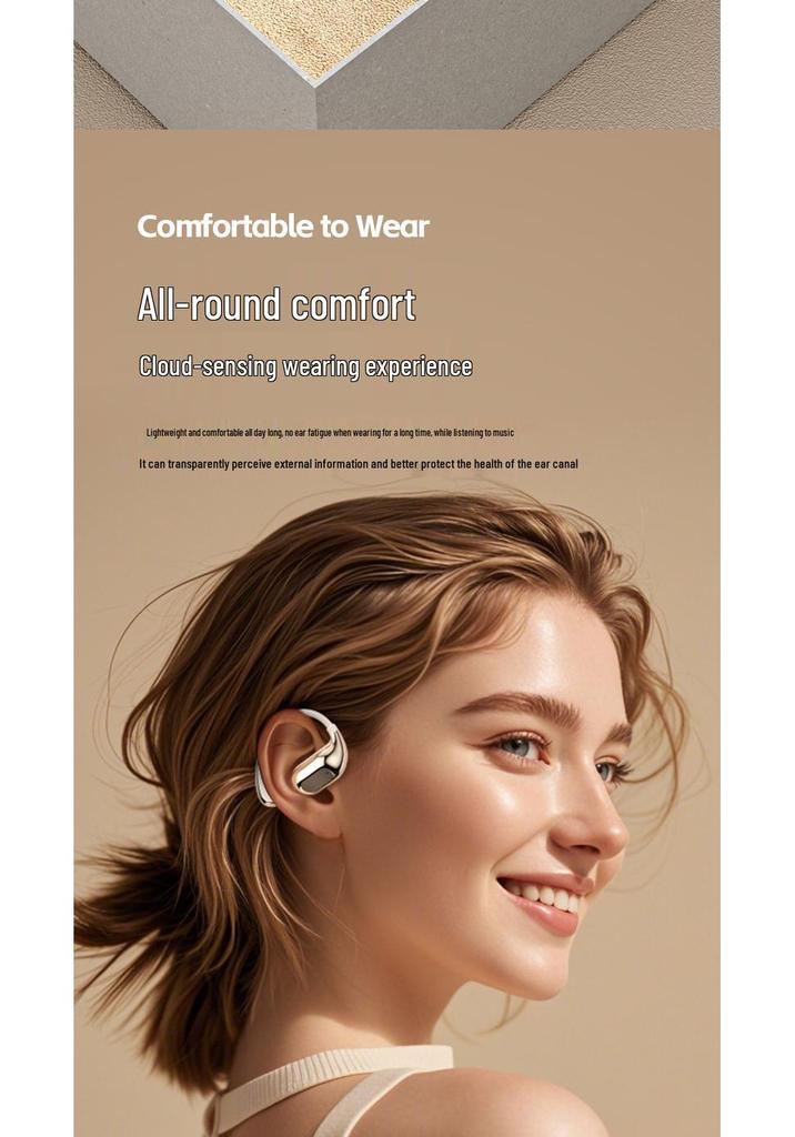 S86 Ear-hook Bluetooth Earbuds: Seamless Fit, High-Quality Sound, Sports & Gaming, Low Latency, Long Battery Life