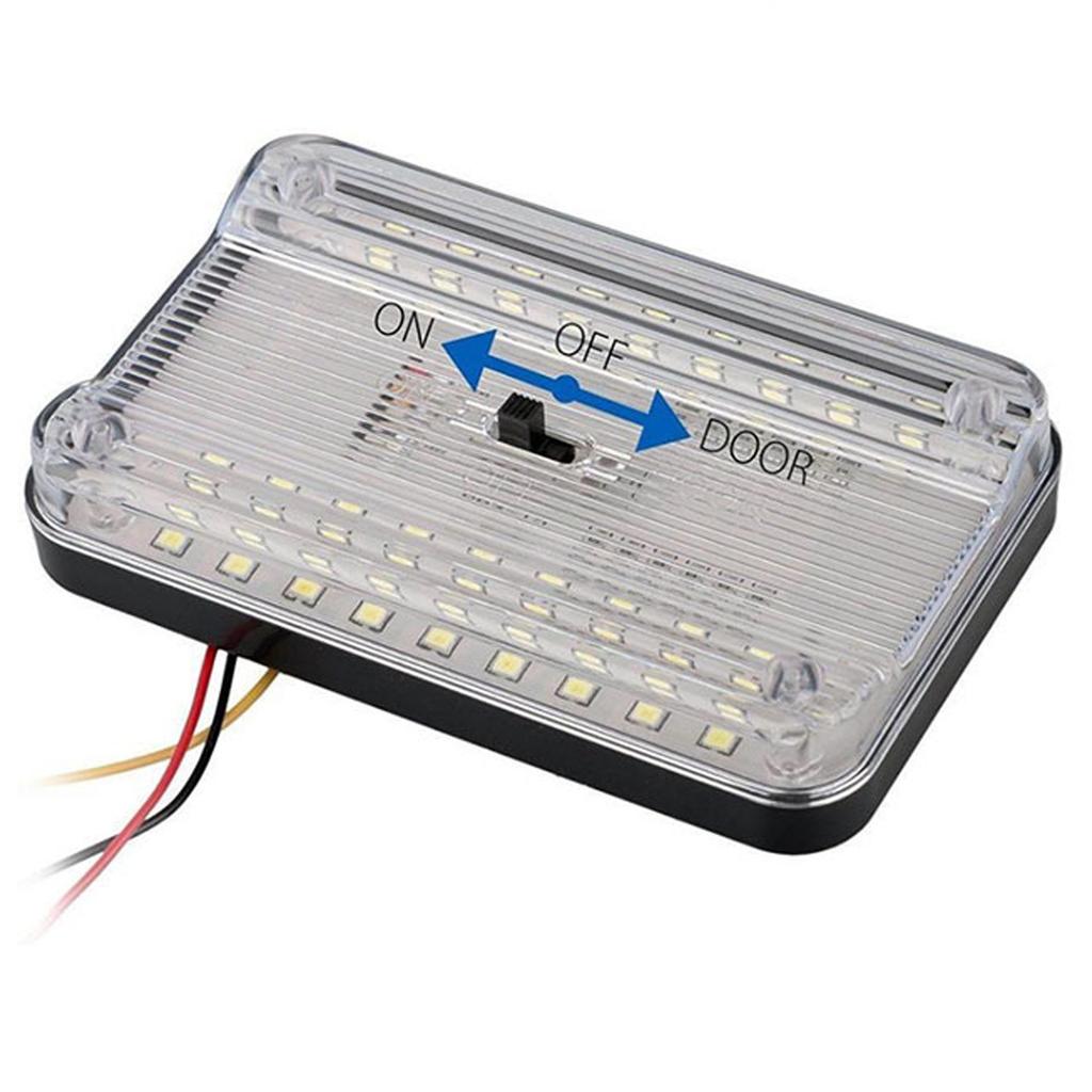 Car Interior Roof Lights 12V 36 LED Bulbs White Vehicle Ceiling LED Lighting Lamp Car Reading Light with Switch New Dropshipping