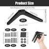 2pcs home Universal TV Large Stand Easy to Install TV Replacement Legs Anti-slip rubber pad and anti-falling nut for Most TVs