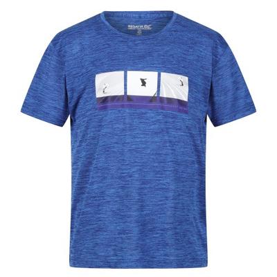 Camiseta infantil con estampado gráfico Findley en jaspeado