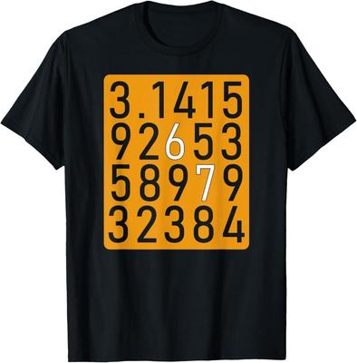 67 Meme Pi 3.14 Zahl Lustiger Pi-Tag Mathe-Liebhaber 6 7 Hirnfäule T-Shirt