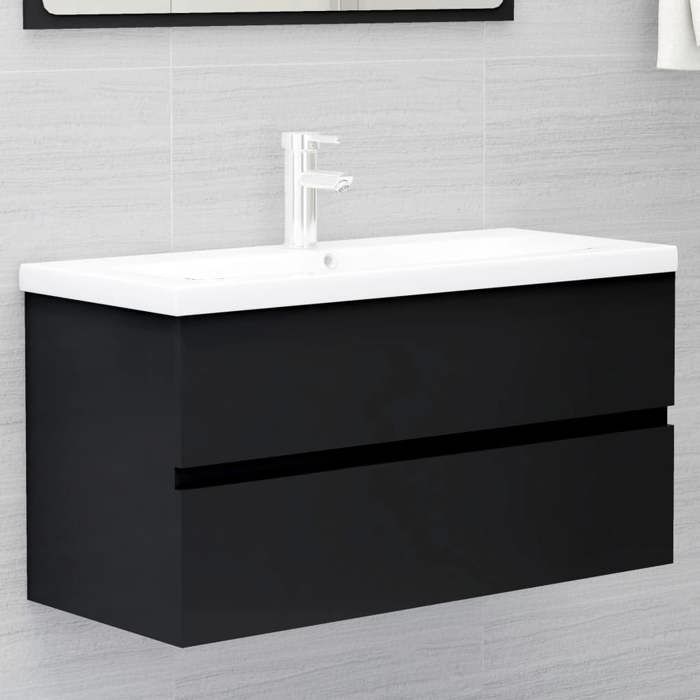 VidaXL Sink Cabinet with Integrated Sink Storage Unit Bathroom Cabinet Storage Cabinet Toilet 3071649