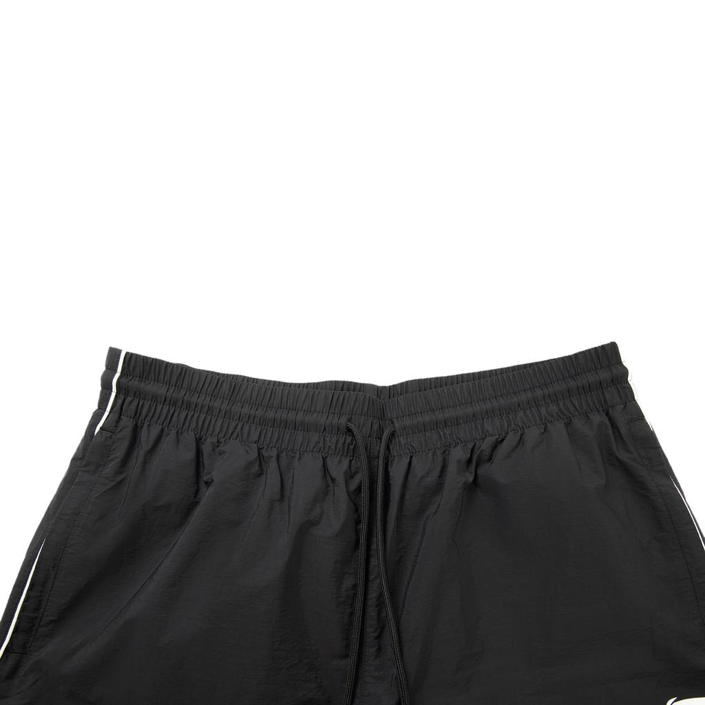 Li Ning Sports Lifestyle Series Mid-Rise Simple Comfortable Straight-Leg Color-Block Lace-Up Casual Pants Men bottoms AYKV737-1