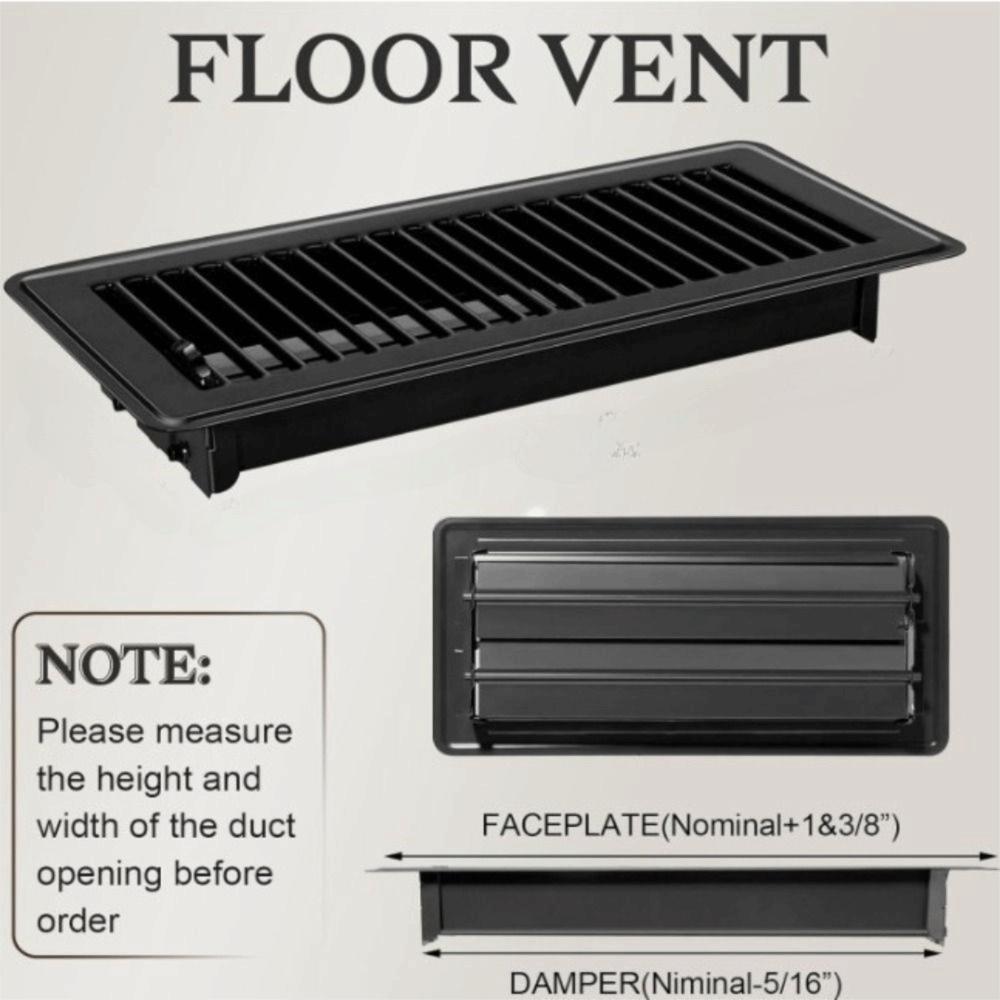 High Efficiency Metal Floor Vent Covers Carbon Steel Air Vent Covers  Home Floor