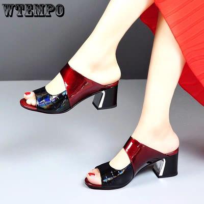 Zapatos de mujer de moda, sandalias de cuña con plataforma de verano, zapatillas de gladiador, tacones gruesos para mujer